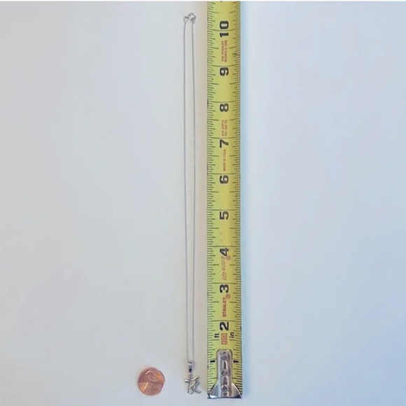 925 Sterling Silver Necklace w FRIEND Pendant - Picture 3 of 6